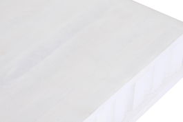 DKD Home Decor Mesa Centro Moderno Blanco 140 x 70 x 42 cm