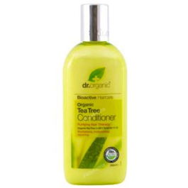 DR. ORGANIC Acondicionador Árbol de Té Orgánico 265ml para Cabello Normal y Graso con Aloe Vera y Manteca de Karité
