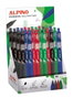 Alpino Dot Bolígrafo Retráctil de Tinta de Aceite, Colores Surtidos