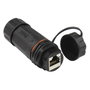 GoodConnections Acoplador de cable de parcheo Alcasa ODC-06 Outdoor IP68 Cat.6A Negro