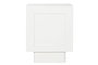 DKD Home Decor Mesita de Noche Scandi white Natural Blanco Mango Acacia 35 x 50 x 40 cm
