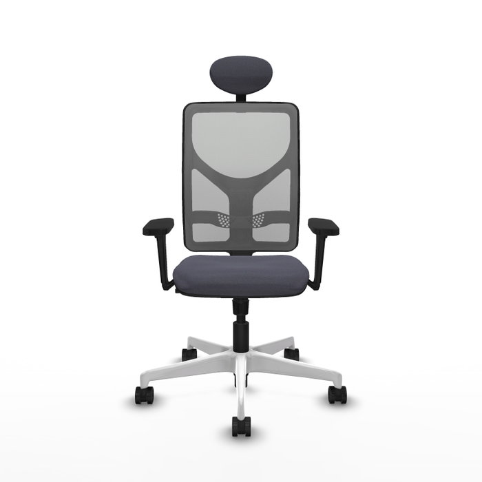 PIQUERAS Y CRESPO Silla de oficina Motilla con mecanismo Sincro, Gris