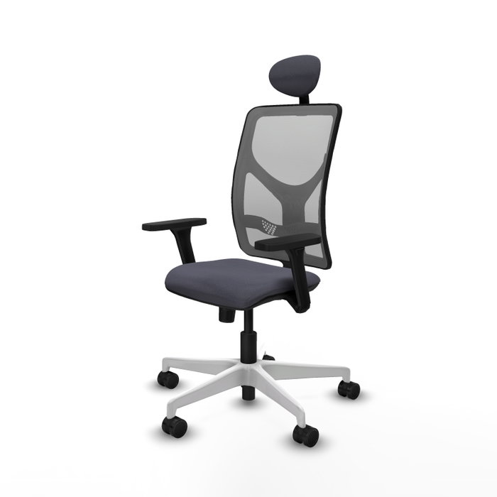 PIQUERAS Y CRESPO Silla de oficina Motilla con mecanismo Sincro, Gris