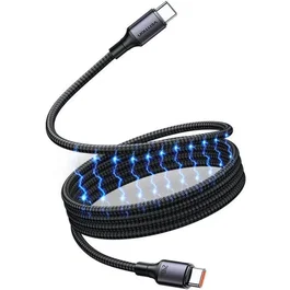 Vention Cable Magnético USB-C a USB-C 240W 5A 1m Negro