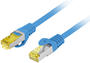 Lanberg Cable de Red Cat6a S/FTP 2 m Azul PCF6A-10CU-0200-B