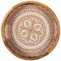 Home Deco Factory Bandeja Dune Terracota Mirage, Diámetro 35 cm, Madera de Mango