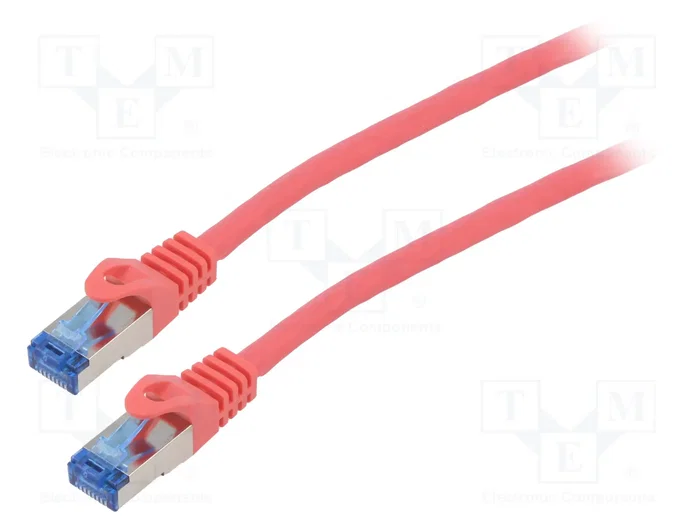 Lanberg Latiguillo de red Cat6a S/FTP 2m Rojo