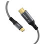 EFB Elektronik Cable USB-C a HDMI 4K30Hz 1,8m Gris