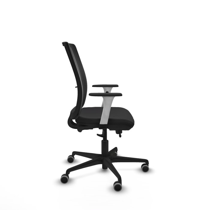 PIQUERAS Y CRESPO Silla de oficina Haches con mecanismo Sincro/Traslack en Negro