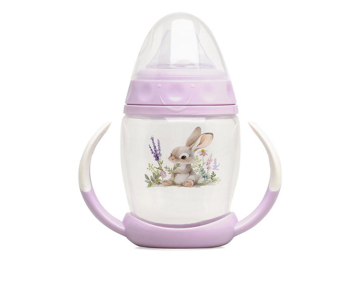 KioKids Taza de Aprendizaje Step 1 Conejo Lavanda 270 mL +6 meses KioKids Taza de Aprendizaje Step 1 Conejo Lavanda 270 mL +6 meses
