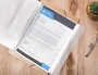 Liderpapel Carpeta con 40 fundas tipo canguro DIN A4 Transparente