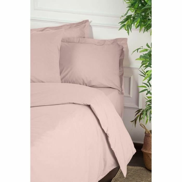 Aucune Juego de Cama Marrón con Funda Nórdica y 2 Fundas de Almohada, 100% Algodón Reforzado