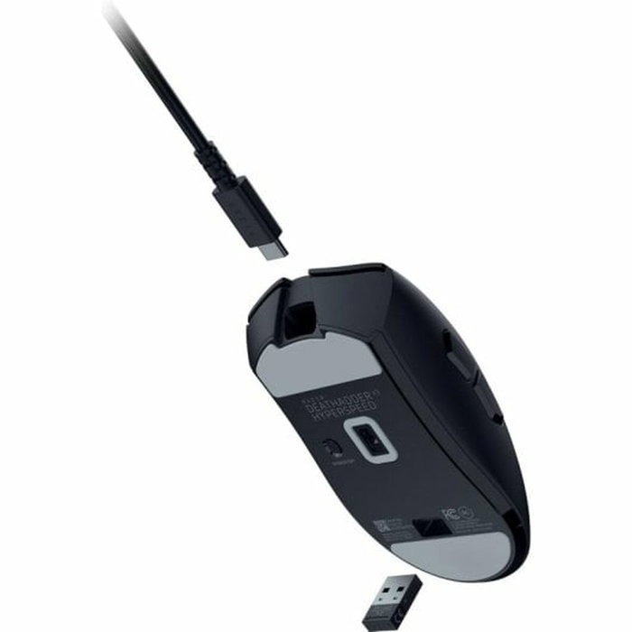 Razer DeathAdder V3 HyperSpeed Ratón Gaming Ergonómico Negro