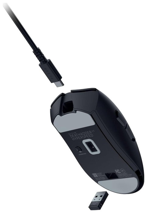 Razer DeathAdder V3 HyperSpeed Ratón Gaming Ergonómico Negro