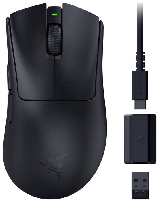 Razer DeathAdder V3 HyperSpeed Ratón Gaming Ergonómico Negro