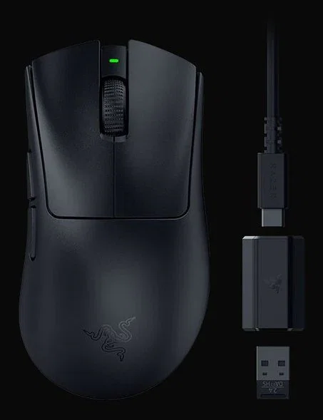Razer DeathAdder V3 HyperSpeed Ratón Gaming Ergonómico Negro