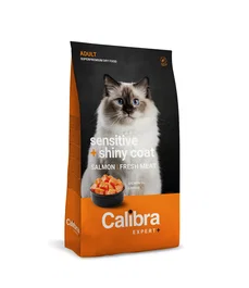 Calibra Cat Expert+ Adult Sensitive & Shiny Coat 1.5kg