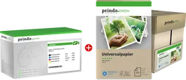Prindo PRTBTN247G MCVP Green Pack de Tintas Negro, Cian, Magenta y Amarillo