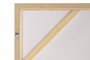 DKD Home Decor Cuadro Abstracto Marron y Blanco 90 x 120 x 4 cm - Lienzo PS - 2 Unidades