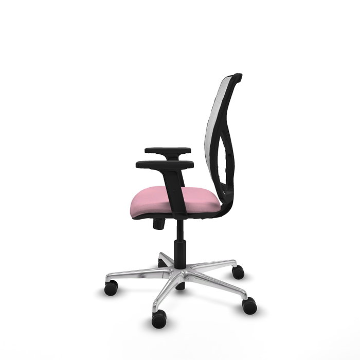 PIQUERAS Y CRESPO Silla de oficina Motilla Rosa y Blanco PIQUERAS Y CRESPO Silla de oficina Motilla Rosa y Blanco