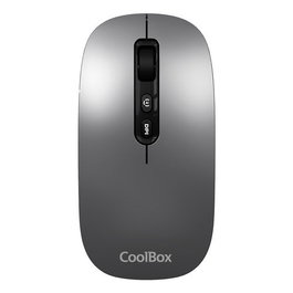 COOLBOX Ratón Inalámbrico W02-IA 1600 DPI IA Copilot Recargable Gris