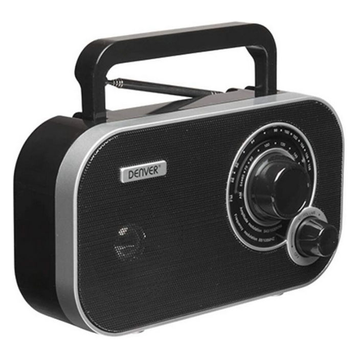 Radio Transistor Denver Electronics TR-51 Black Sintonizador AM/FM Negro Radio Transistor Denver Electronics TR-51 Black Sintonizador AM/FM Negro