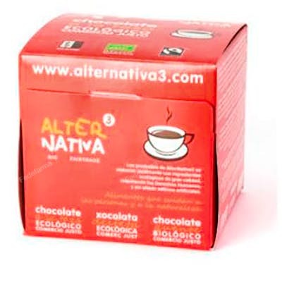 Alternativa 3 10 Sobrecitos Chocolate A La Taza 30G Bio Ecológico Comercio Justo Sin Gluten Vegano Alternativa 3 10 Sobrecitos Chocolate A La Taza 30G Bio Ecológico Comercio Justo Sin Gluten Vegano