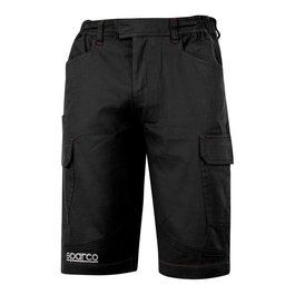 Sparco Pantalón bermuda cargo negro talla XL