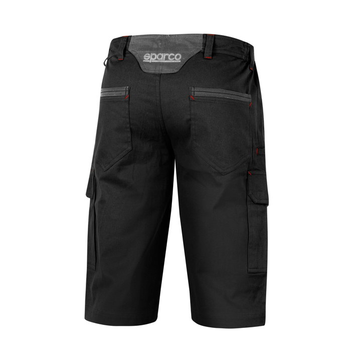 Sparco Pantalón bermuda cargo negro talla XL