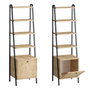 Hanah Home Estantería Sapphire Oak, Black