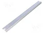 FIBOX Carril DIN TS35 de acero zinc 343mm x 35mm