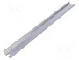 FIBOX Carril DIN TS35 de acero zinc 343mm x 35mm