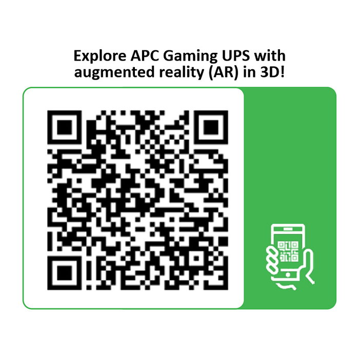 APC UPS Back-UPS Pro BGM2200B-GR 2200VA 1320W 4xSchuko 2xIEC C13 Torre con RGB Beleuchtung
