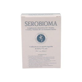 BROMATECH Serobioma 24 Cápsulas - Equilibrio Flora Intestinal y Mucosas con Vitamina B2