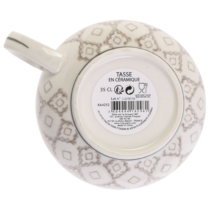 Home Deco Factory Taza Mirage 350 ml Cerámica Surtida