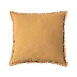 Cojín Mostaza 70% Algodón / 30% Lino 40 X 40 cm (Set de 2)