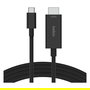 Belkin AVC012bt2MBK Cable USB C a HDMI 2.1, 2m, Resolución 8K 60Hz, HDR10+, Negro