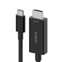 Belkin AVC012bt2MBK Cable USB C a HDMI 2.1, 2m, Resolución 8K 60Hz, HDR10+, Negro