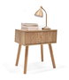Moblekit Mesita de Noche Auxiliar de Madera