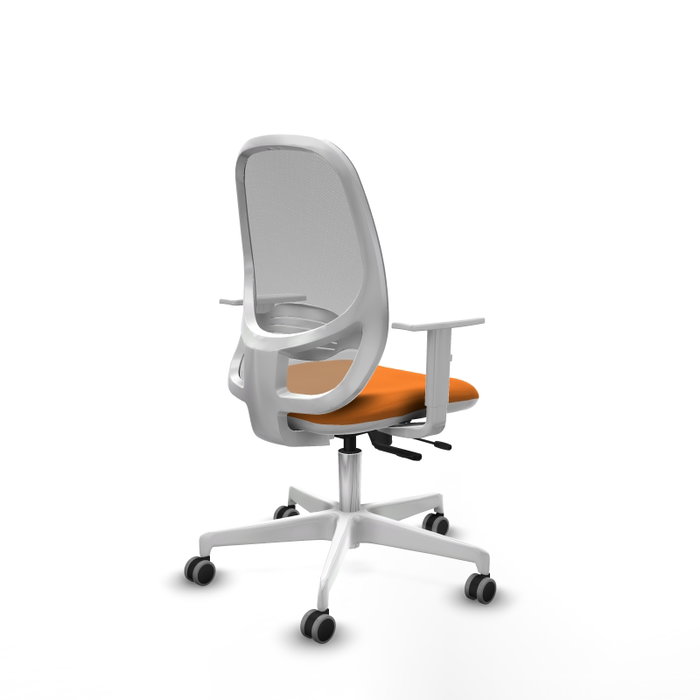 PIQUERAS Y CRESPO Silla de oficina Cilanco Naranja y Gris PIQUERAS Y CRESPO Silla de oficina Cilanco Naranja y Gris