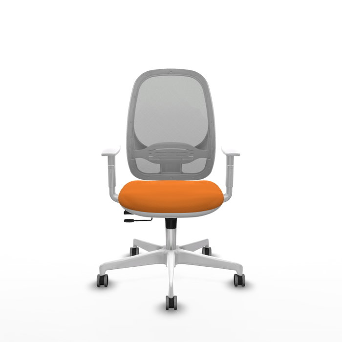 PIQUERAS Y CRESPO Silla de oficina Cilanco Naranja y Gris PIQUERAS Y CRESPO Silla de oficina Cilanco Naranja y Gris