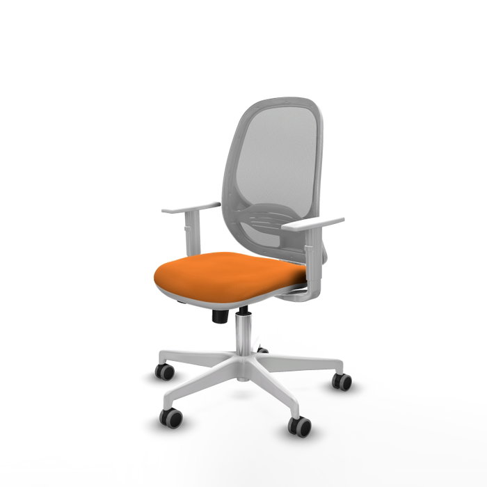 PIQUERAS Y CRESPO Silla de oficina Cilanco Naranja y Gris PIQUERAS Y CRESPO Silla de oficina Cilanco Naranja y Gris
