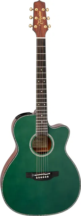 Takamine LTD2025 Guitarra Electroacústica Tapa Abeto Engelmann Sólido Cuerpo Koa Hawaiana Sólido Acabado Antique Evergreen con Preamplificador CTF-2N