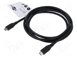 GOOBAY Cable Thunderbolt 3, Thunderbolt 4 y USB 4.0 de 1,8m, negro