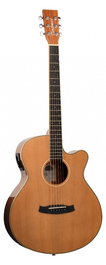 Guitarra Acústica Tanglewood Super Folk Cutaway