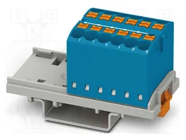 PHOENIX CONTACT Conector de carril PTFIX 12X2,5-NS35 BU azul