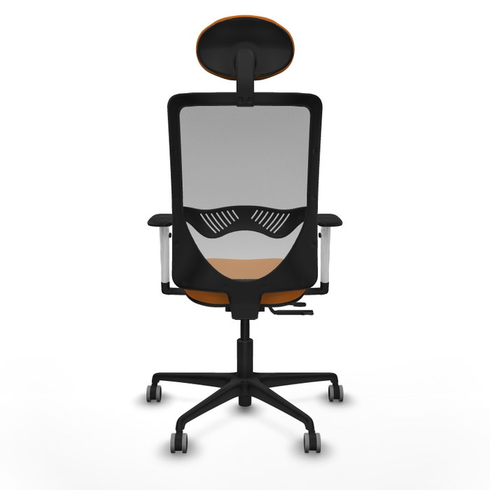 PIQUERAS Y CRESPO Silla de oficina Zulema con mecanismo Sincro/Traslack Naranja y Gris PIQUERAS Y CRESPO Silla de oficina Zulema con mecanismo Sincro/Traslack Naranja y Gris