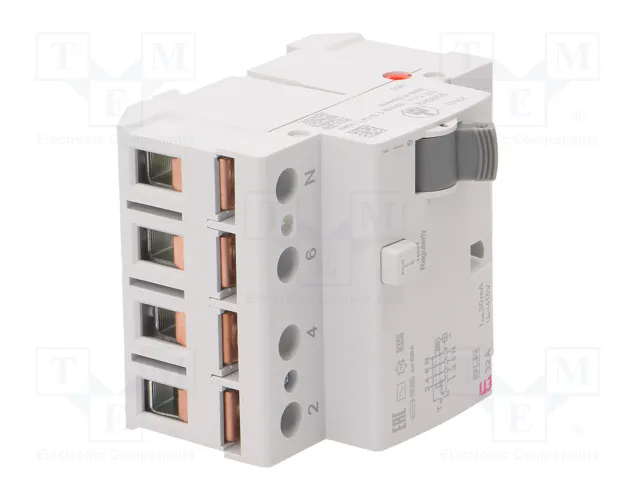 ETI POLAM EFI-P4 AC 32/0.03 Interruptor Diferencial 4 Polos 32A 30mA ETI POLAM EFI-P4 AC 32/0.03 Interruptor Diferencial 4 Polos 32A 30mA