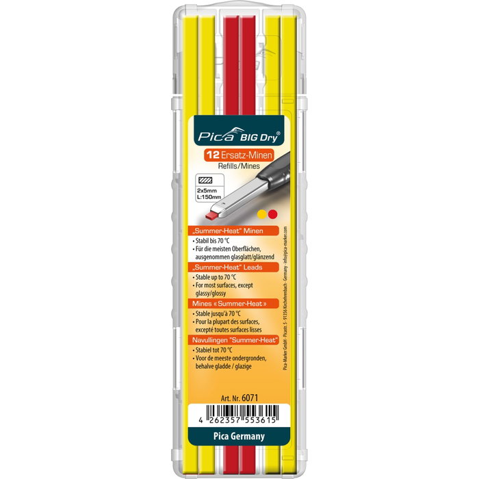 Pica BIG DRY Mines Set SUMMER HEAT amarillo/rojo Pica BIG DRY Mines Set SUMMER HEAT amarillo/rojo