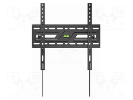 Gembird WM-75T-04 Soporte para TV hasta 75 pulgadas Negro